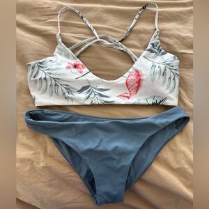 Tropical/Floral Print Bikini
